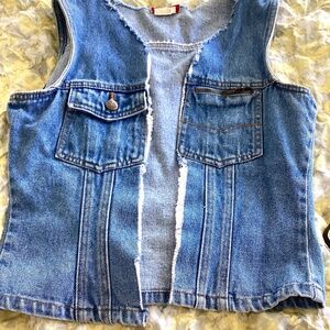 Kids blue Jean vest